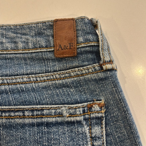 Abercrombie & Fitch low rise denim blue jeans - Picture 7 of 7